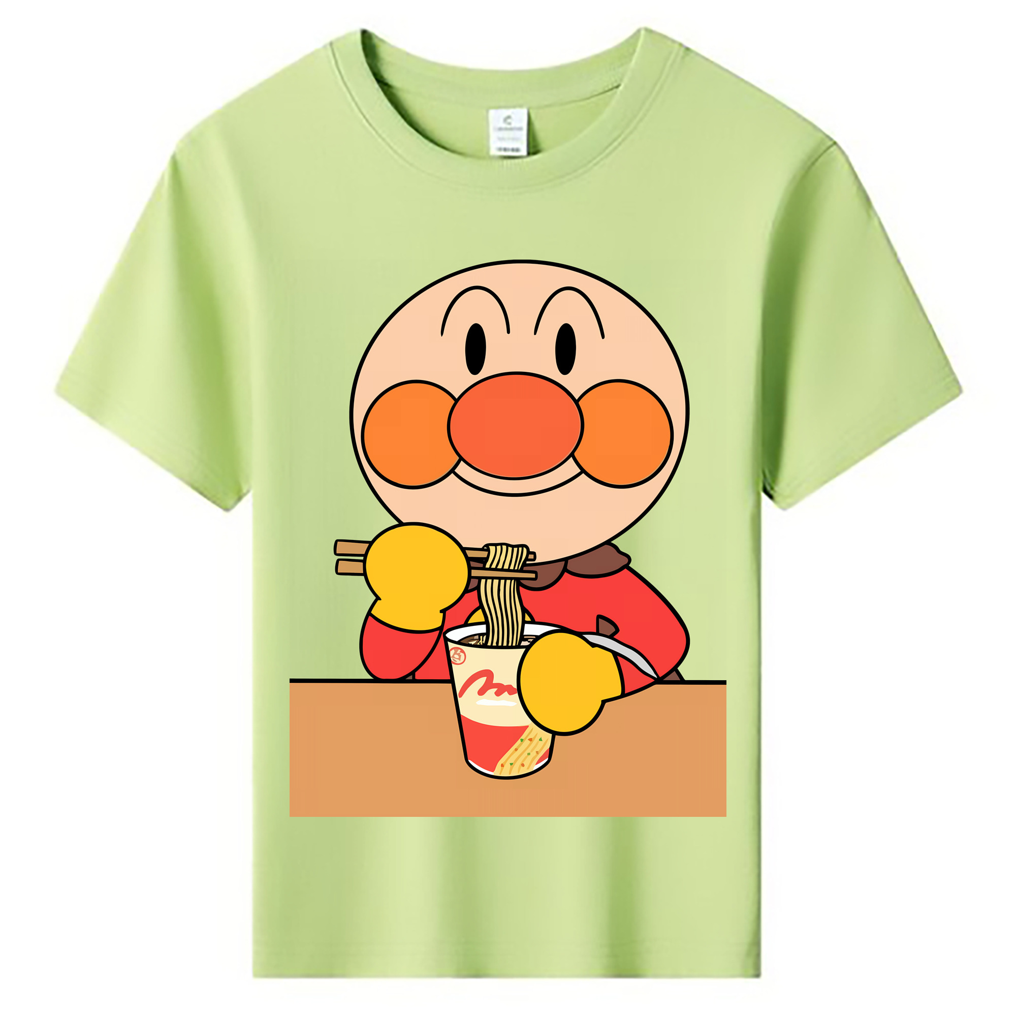 （画像用） アンパンマン Anpanman 綿100％キッズTシャツ（フロントプリント）